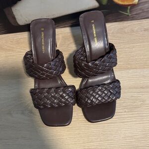 Streetwear Society Dark Brown Woven Sandals
